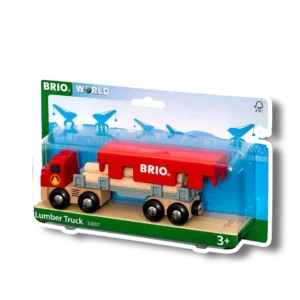Nem csak a síneken folyik a munka! Szerezd be a BRIO Faszállító kamiont, hogy tovább fejleszd a BRIO világod :)