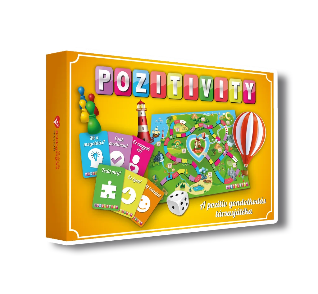 Pozitivity Társasjáték a Fókusz Játék oldalán. Kiváló gyermekeknek, és felnőtteknek is. Szuper családi társasjáték a Pozitív gondolkodásért.